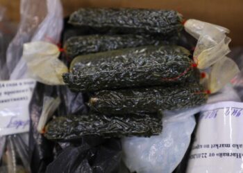 Астанада 4 тонна немесе 140 мыңға жуық пакет насыбай өртенді