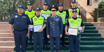 Жамбыл облысында батыр полицейлер марапатталды