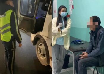 Жамбыл облысында полиция қызметкерлері мас күйдегі автобус жүргізушісін ұстады