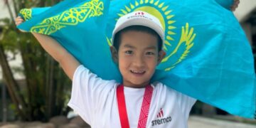 ЕЛОРДАЛЫҚ ЖЕТІ ЖАСТАҒЫ ОҚУШЫ ХАЛЫҚАРАЛЫҚ   ҒЫЛЫМИ ОЛИМПИАДАДА АЛТЫН МЕДАЛЬ АЛДЫ