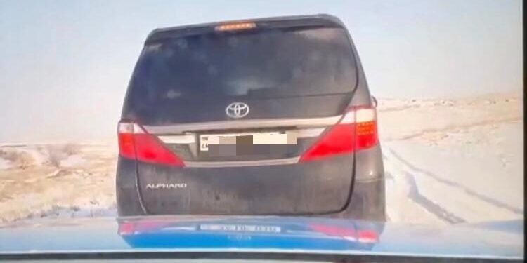 Полициядан қашқан «Alphard» жүргізушісі жауапқа тартылды