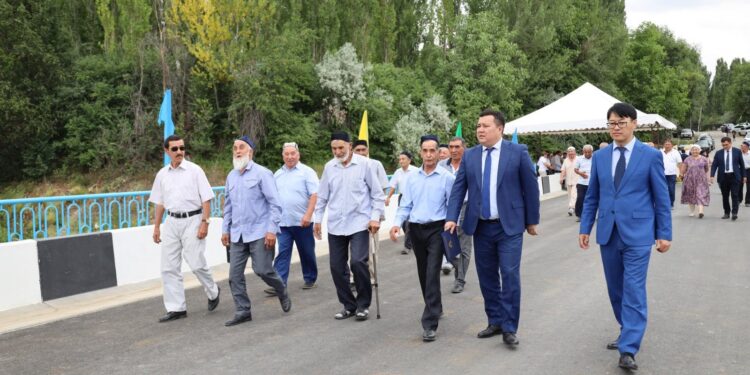 Ханарық ауылындағы көпір бюджет қаржысына салынды