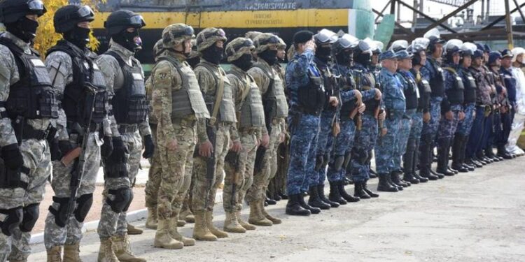 Тараз қаласында терроризмге қарсы оқу-жаттығулар өтуде