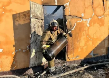 Жамбылда өрт сөндірушілер жарылыстың алдын алды