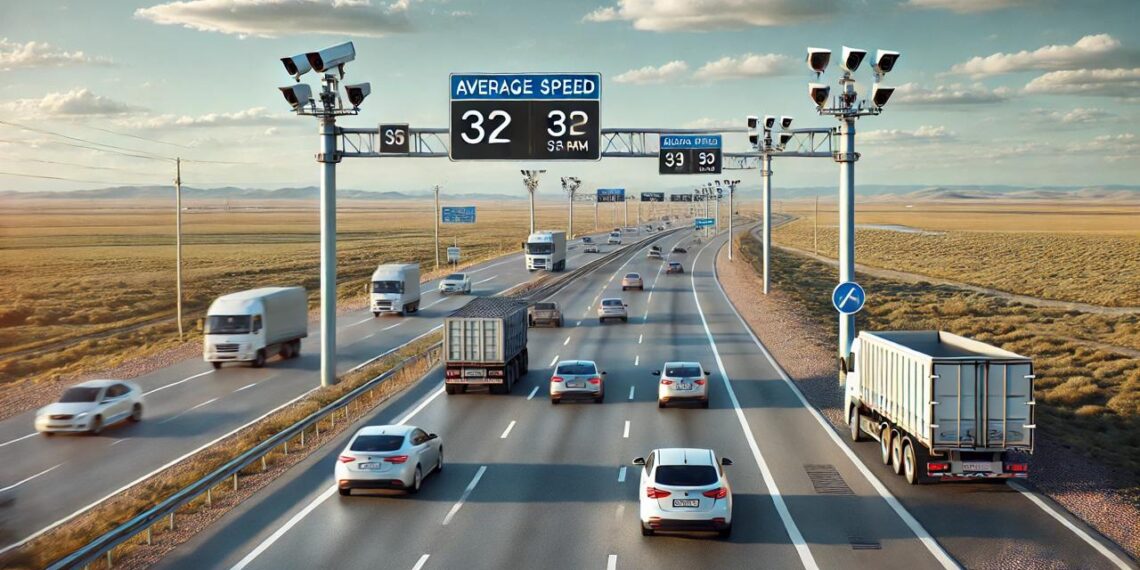 Қандай жолдарда орташа жылдамдық үшін айыппұл енгізіледі?