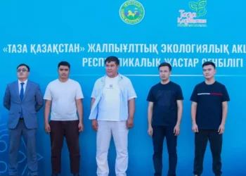 Таразда республикалық жастар сенбілігі өтті