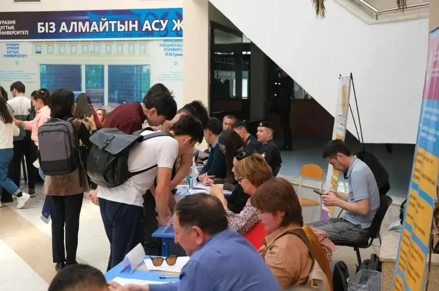 Жәрмеңкенің арқасында 1580 жас жұмыспен қамтылды