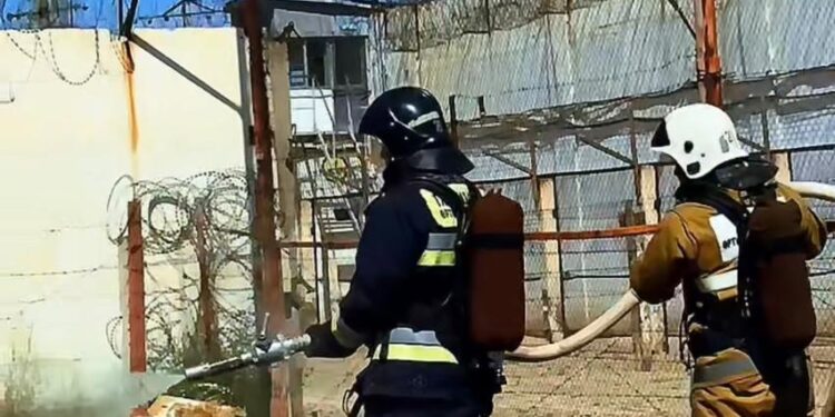 ҚАЖ департаментіне қарасты мекемеде оқу-жаттығу өтті